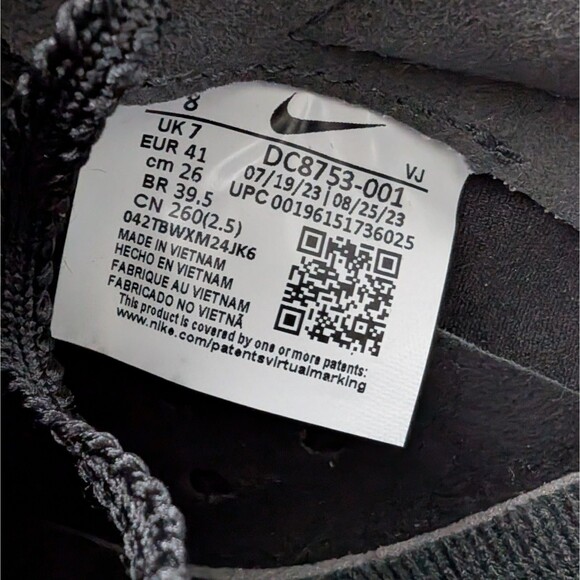 Nike Mens Zoom Rival Sprinter Track Spikes Black Silver DC8753-001 Size 8 Runner - Picture 9 of 10